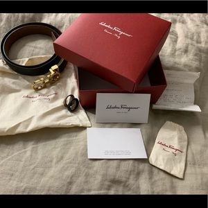 Authentic Salvatore Ferragamo reversible belt